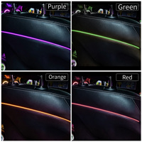Éclairage d'ambiance pour dossier de siège, 64 couleurs, pour Mercedes Benz Classe C W205 2015-2021, GLC X253, W213, modification de l'éclairage LED intérieur de la voiture