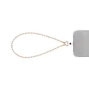 Cinturino a catena per telefono cellulare alla moda all'ingrosso, perline di rame, perle, metallo e resina, cordino, accessori mobili, <span class=keywords><strong>gioielli</strong></span> - Product Image 1