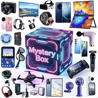 Coffret mystère électronique 2 pièces avec tablette, bague connectée, lunettes VR, humidificateur, support de téléphone, gadgets technologiques aléatoires, surprise d'unboxing