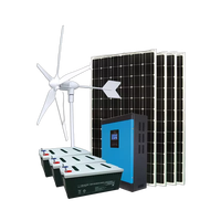 Système de production d'énergie éolienne hybride solaire et éolienne de haute qualité 3kw 5kw 10Kw