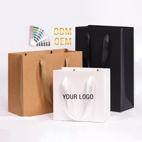 Sac en papier personnalisé imprimé avec logo, impression offset CMJN, couleurs Pantone, emballage de magasin de détail, sac de transport en gros