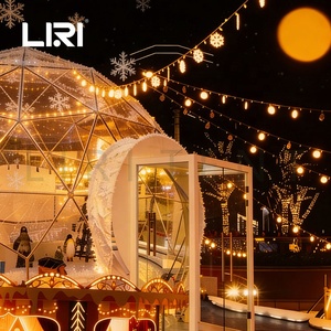 クリスマスの屋外イベント用大型高級透明球形ジオデシックドームテント - Product Image 6