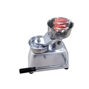 Small Manual Hamburger Patty Press Burger Forming Machine Meat Pie Making Machinery