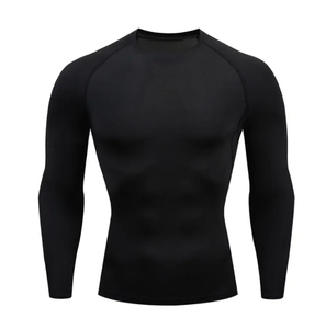 Bán buôn tùy chỉnh in Spandex Rashguard với dài tay áo Logo thăng hoa mặt trời bảo vệ thiết kế của riêng bạn MMA bánh - Product Image 2