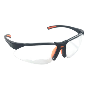 Lunettes de sécurité demi-cadre anti-buée avec logo personnalisé et verres en polycarbonate pour la protection des yeux lors du travail industriel et de la soudure - Product Image 1