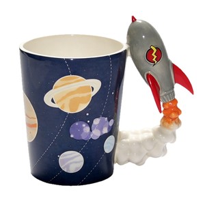 Taza de Cerámica con Diseño de Dibujos Animados, Tema de Explorador Espacial, Regalo para Fiestas, Vajilla Novedosa - Product Image 5