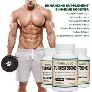 Viên nang bổ sung 500mg turkesterone với bột chiết xuất ajuga turkestanica hỗ trợ mức testosterone và phục hồi cơ bắp - Product Image 5