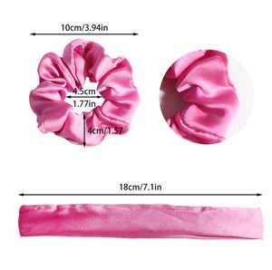 किएजिन कस्टम लोगो के बाल सामान पैटर्न अत्यधिक लोचदार बड़ी आंत महिलाओं की लड़की फैशन बालों के संबंध - Product Image 4