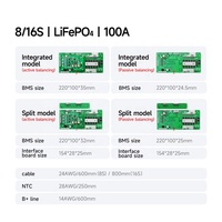 Système de gestion de batterie au lithium Daly Smart Active Balance Inverter ESS BMS 8S 24V 16S 48V 100A 200A pour stockage d'énergie Lifepo4