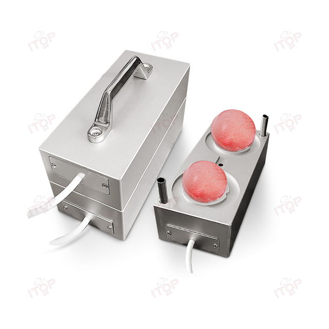 High Quality Commercial Bar Tools 55mm Crystal-clear 2 in 1 Automatic Ice Ball Maker Mold Round or Sphere Ice Cube Ball Maker