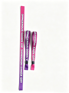 Pulsera de Tela Tejida Personalizada con Logotipo, Pulseras Personalizadas de Fábrica China, Pulsera de Tela Tejida para Festivales - Product Image 2