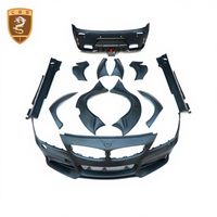 Kit de Carrocería de Fibra de Carbono para BMW Z4 2009-2014, Actualización al Estilo ROWEN, Parachoques Delantero, Faldones Laterales, Alerón Trasero, Kit de Carrocería Ancha