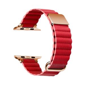 Meilleure vente, nouveau <span class=keywords><strong>bracelet</strong></span> magnétique de haute qualité de couleur unique pour <span class=keywords><strong>Apple</strong></span> <span class=keywords><strong>Watch</strong></span> 10, <span class=keywords><strong>bracelet</strong></span> de montre intelligent de luxe avec boucle en cuir de litchi - Product Image 5