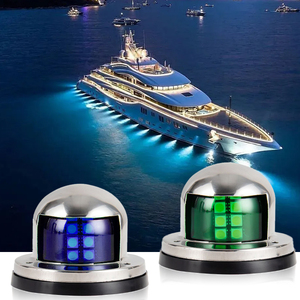 Chất lượng cao thép không gỉ Marine bộ phận đèn <span class=keywords><strong>LED</strong></span> 12V <span class=keywords><strong>LED</strong></span> ánh sáng dưới nước Navigation đèn huỳnh quang cho thuyền du thuyền - Product Image 2