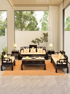 Jun Yu Nuevo Mueble Chino de Sofora para Sala de Estar, Muebles Clásicos de África Oriental, Estilo Dinastías Ming y Qing, Sofá Chino de Sofora de Jiangsu - Product Image 2