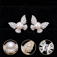Boucles d'oreilles classiques à perle unique, grandes perles rondes, élégantes, pour femmes, mariages, usage quotidien, livraison rapide