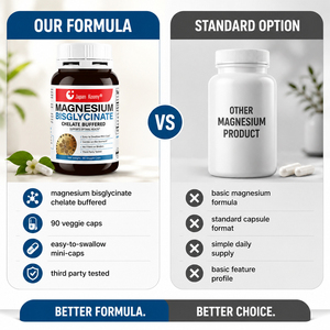 Vitamin Shecome - Fabricante de Suplementos de Bisglicinato de Magnesio, Relajación, Estado de Ánimo y Salud Ósea, 90 Cápsulas de Bisglicinato de Magnesio - Product Image 2