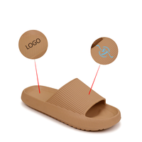Pantoufles personnalisées avec logo imprimé, respirantes, antidérapantes, à coussinets souples, vente chaude, pantoufles nuages pour la maison
