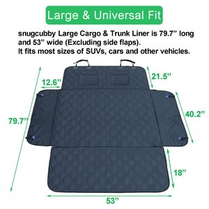 Housse de siège de coffre pour animaux de compagnie pliable, écologique, en Oxford, imperméable, antidérapante, pour fourgonnettes - Product Image 2