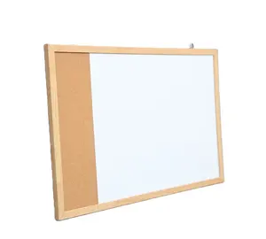 School Supplier Notice Board Magnetic Board custom combination cork and magnetic whiteboard