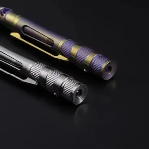 Bolígrafo Táctico 3 en 1 de Aleación de Titanio EDC, Mini Linterna LED Multifunción, Autodefensa, Supervivencia y Camping, Linterna para Senderismo - Product Image 5
