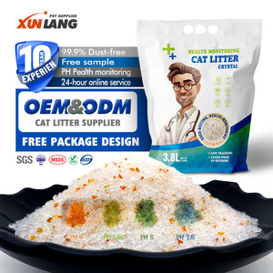 Tượng Tùy Chỉnh Tinh Thể Tốt Silica Gel Mèo Trung Quốc Phân Hủy Sinh Học Thân Thiện Với Môi Mùi Nước Hấp Thụ Silicone Mèo - Product Image 1