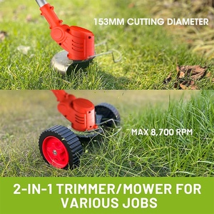 TGS Coupe-herbe à main rechargeable Débroussailleuse à <span class=keywords><strong>batterie</strong></span> <span class=keywords><strong>Tondeuse</strong></span> à gazon électrique <span class=keywords><strong>Tondeuse</strong></span> à gazon sans fil <span class=keywords><strong>Tondeuse</strong></span> à gazon électrique - Product Image 2