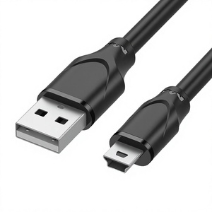 สายชาร์จเร็วแบบถัก PVC หัว Mini USB สำหรับพาวเวอร์แบงค์ กล้องติดรถยนต์ เครื่องเล่น MP3 ฮาร์ดดิสก์พกพา และโทรศัพท์แอนดรอยด์ - Product Image 3