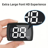 Yomiracing G20 Affichage HUD universel pour tableau de bord de voiture, compteur de vitesse GPS KMH MPH, OBD2 OLED, écran large LED numérique