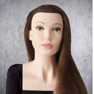 หัวหุ่นฝึกทำ<span class=keywords><strong>ผม</strong></span> 100% <span class=keywords><strong>ผม</strong></span>จริง สำหรับ<span class=keywords><strong>สอน</strong></span>ทำ<span class=keywords><strong>ผม</strong></span> ตัดผม ฝึกถักเปีย แต่งหน้า - Product Image 2