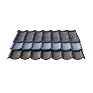 Tejas de techo de acero recubiertas de piedra ligera, accesorios de techo de tejas de Metal resistentes al calor para casa de lujo Temple Villa - Product Image 2
