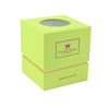 Boîte cadeau en carton pour bougie avec logo personnalisé, fermeture magnétique et insert en éponge pour un emballage de bougie de luxe