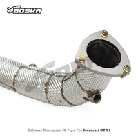 Tubo de Escape Trasero Personalizado para Maserati Gran Turismo/GT 4.2L/4.7L 2008-2023, Acero Inoxidable Boska con Acabado Pulido de 1.5mm