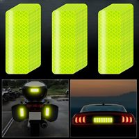 30 pièces de ruban réfléchissant, 3 cm x 8 cm, autocollants imperméables auto-adhésifs, utilisation en extérieur sur vélo/camion/voiture/moto/vêtements/casque