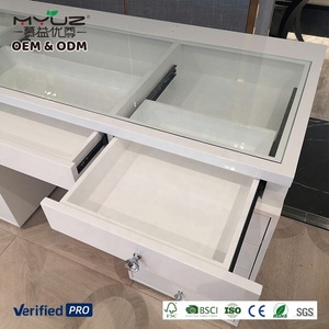 2026 MYUZ Coiffeuse Princesse Moderne Simple Multifonctionnelle avec Miroir Lumineux en Bois de Chêne pour <span class=keywords><strong>Chambre</strong></span> à Coucher - Product Image 3