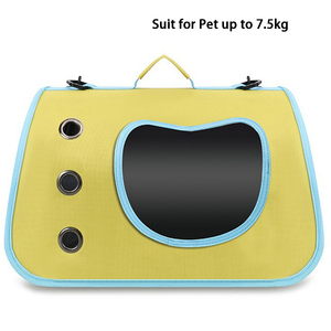 Transportín de Viaje Plegable de Tela para Mascotas con Cierres de Seguridad, Bolsa para Perros o Gatos Aprobada por Aerolíneas - Product Image 3