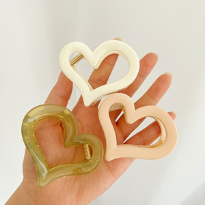 Pinzas para el pelo en forma de corazón mate para mujer y niña, gran oferta, <span class=keywords><strong>2022</strong></span> - Product Image 5
