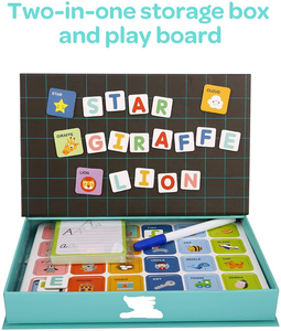 Set Alfabeto Magnetico Personalizzato UCI, Lavagna Magnetica, Carte Flash Visive per Parole - Giochi Educativi per Bambini e Prescolare 3+ Unisex - Product Image 4