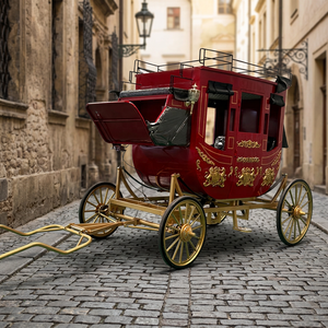 Vente directe d'usine, charrette de luxe à chevaux, charrette électrique à chevaux pour mariage et visites touristiques - Product Image 1