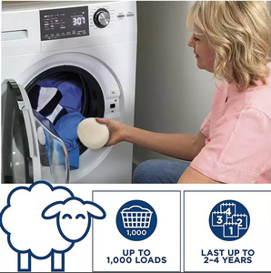 Customized Cartoon Pattern Handmade 100% Wool Dryer Ball Natural Fabric Softener Wool Ball Reusable Laundry Ball as Best <b>Gifts</b> - Product Image 6