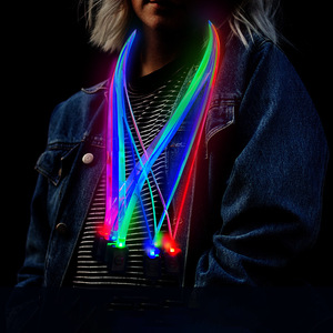 Longstargift biểu tượng tùy chỉnh <span class=keywords><strong>LED</strong></span> ánh sáng Glow <span class=keywords><strong>Keychain</strong></span> Chất liệu dây buộc năm mới bên trang trí CR2032 pin Hot Bán bản sắc - Product Image 4