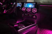 ICarsin Kit d'éclairage d'ambiance intérieur LED RGB pour Mercedes Benz GLB W247 2020-2025, pièces et accessoires de garniture, compatible conduite à droite/gauche