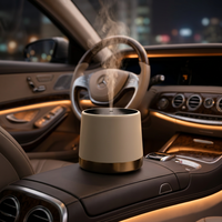 Diffuseur d'air frais compact pour voiture, 3 niveaux, commande tactile, machine à parfum pour les trajets quotidiens
