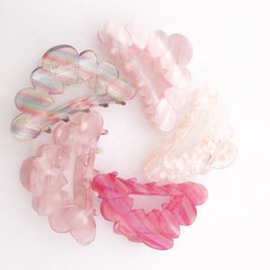 CANYUAN ربيع جديد نمط الكورية مشرق اللون زهرة الجوف مشابك الشعر مخصصة عالية الجودة مشبك شعر مخالب للبنات - Product Image 2