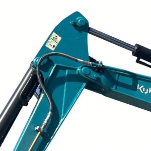 Mini-excavatrice Kx155 de 5 tonnes, faible nombre d'heures de fonctionnement, d'occasion, sur chenilles, moteur EPA, composants KYB, garantie 1 an, vente aux enchères - Product Image 3