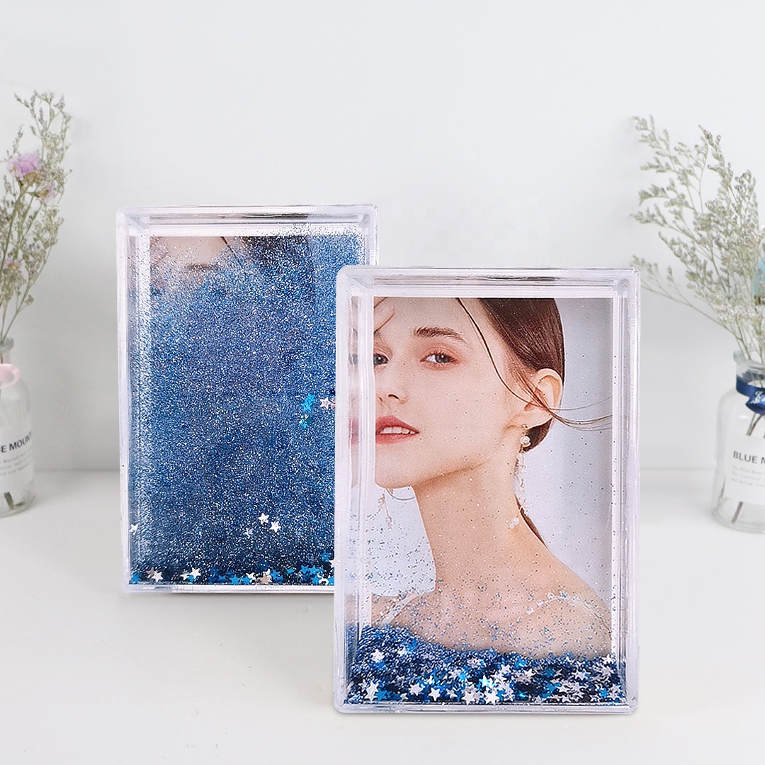 Großhandel 2 x 3 Zoll Instax Minikleinfilmrahmen Fototoilette Albums Zubehör Bild Acryl Geschenk Fotorahmen