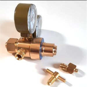 เครื่องปรับแรงดันออกซิเจน WQ 2.525MPa แบบสองขั้นตอน ทำจากทองเหลืองทั้งหมด สำหรับงานเชื่อมและตัด - Product Image 3