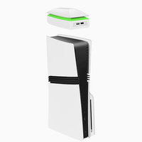 Ventilateur de refroidissement supérieur de Console de jeu de haute qualité pour PS5 Pro ventilateur de lumière de couleur RVB anti-poussière et étanche