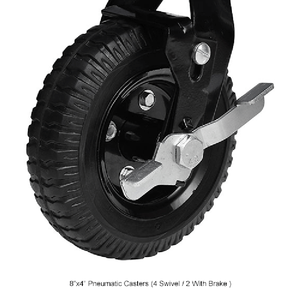 JH-Mech 건식 벽체 카트 하버화물 합판 운반 하이 퀄리티 12 "x 48" 2400 LBS 용량 블루 스틸 건식 벽체 돌리 카트 - Product Image 5