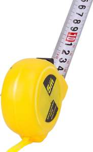 Ruban à mesurer rétractable OEM de 5 mètres en acier et plastique avec logo personnalisé imprimé, système de mesure métrique et impérial - Product Image 3